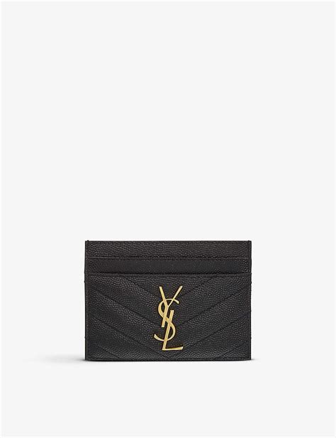 ysl card holder price|ysl card holder selfridges.